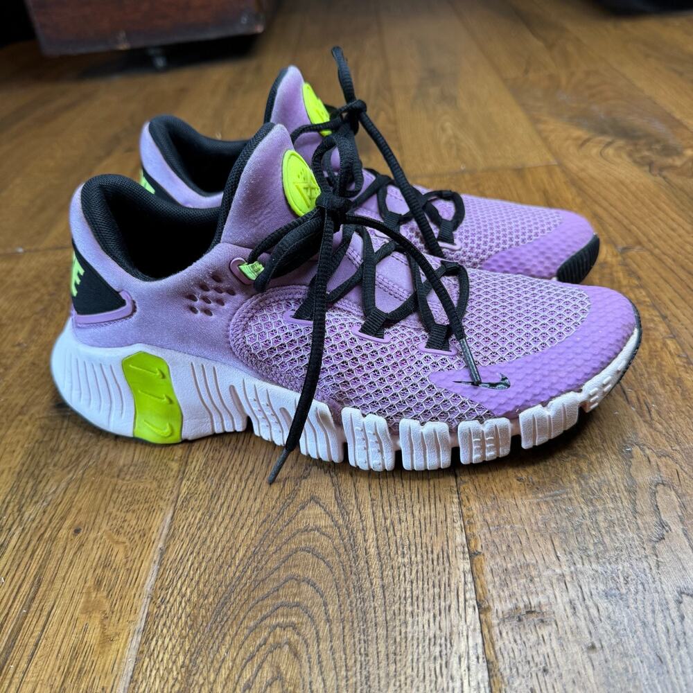 Nike Free Metcon 5 Shoes Womens Size 8.5 Purple Training Sneakers CZ0596-501
